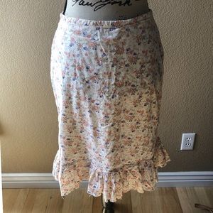 Free People floral skirt